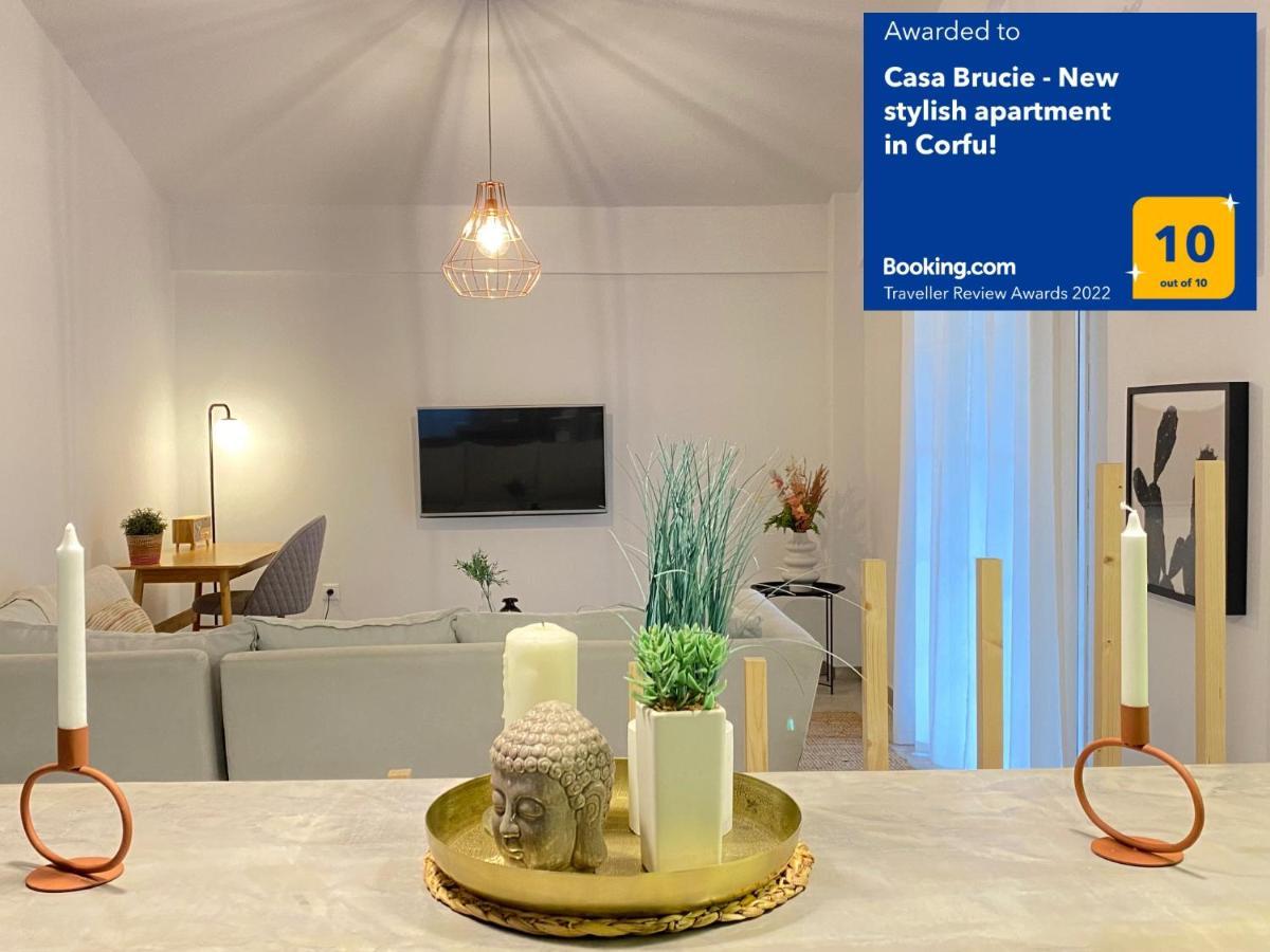Casa Brucie - New Stylish Apartment In Corfu! Kanali  Bagian luar foto